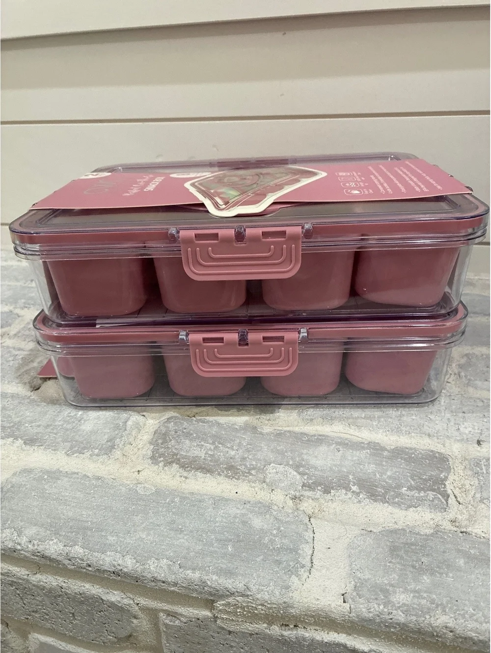 CWC Perfect On-The-Go Snack Box 2-Piece Set with 8 Compartments